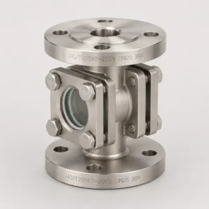 Stainless Steel Square Straight-Through Sight Glass